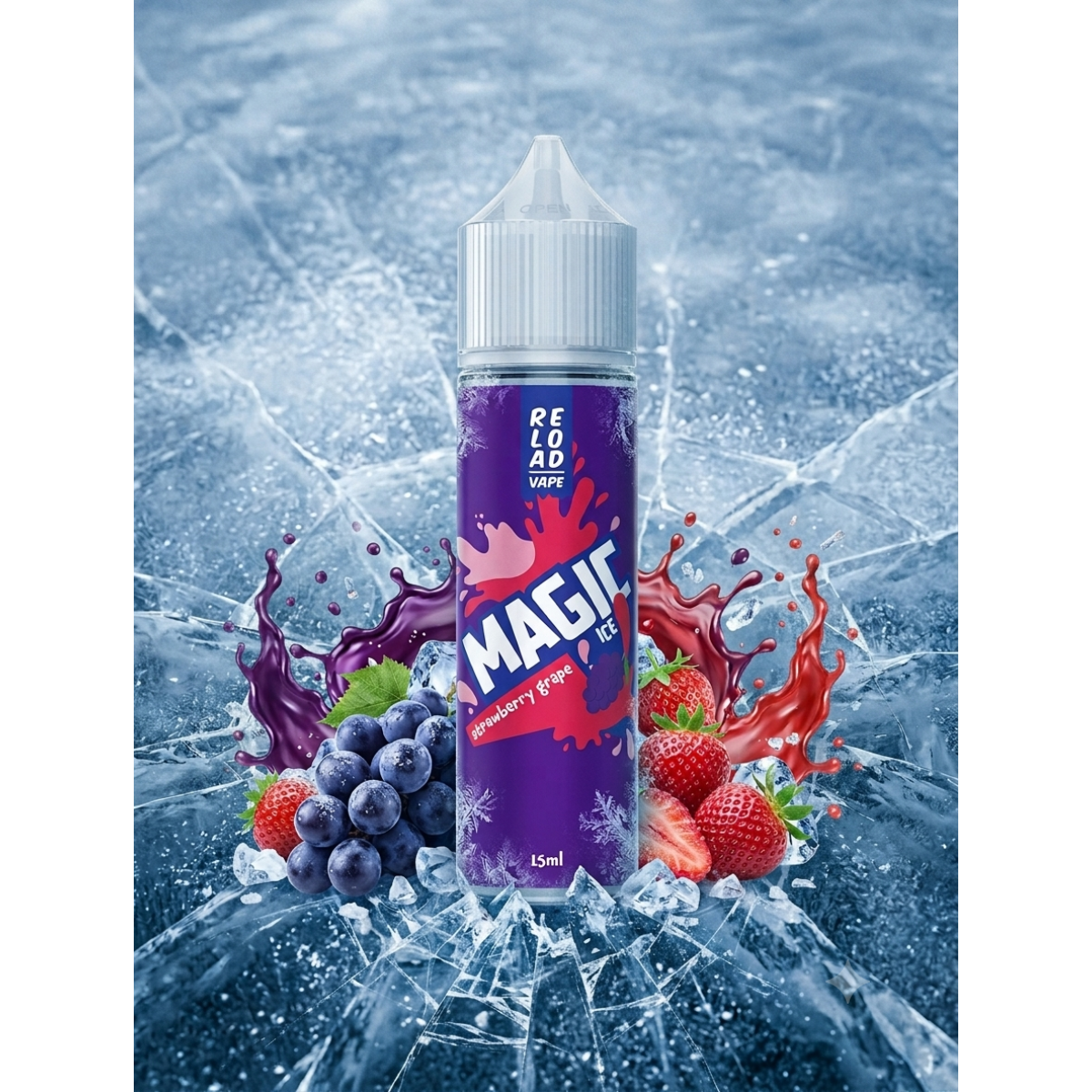 Reload Vape Magic Strawberry Grape Ice 15ml/60ml
